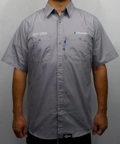 Boost Brigade GReddy Mechanic's Button-up Work Shirt 2.0 - Grey 10 Boost Brigade GReddy Mechanic's Button-up Work Shirt 2.0 - Grey
